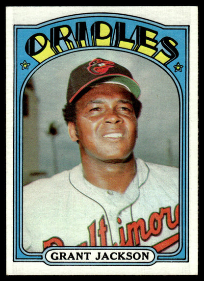 1972 Topps Baseball #212 - Grant Jackson - EXMT