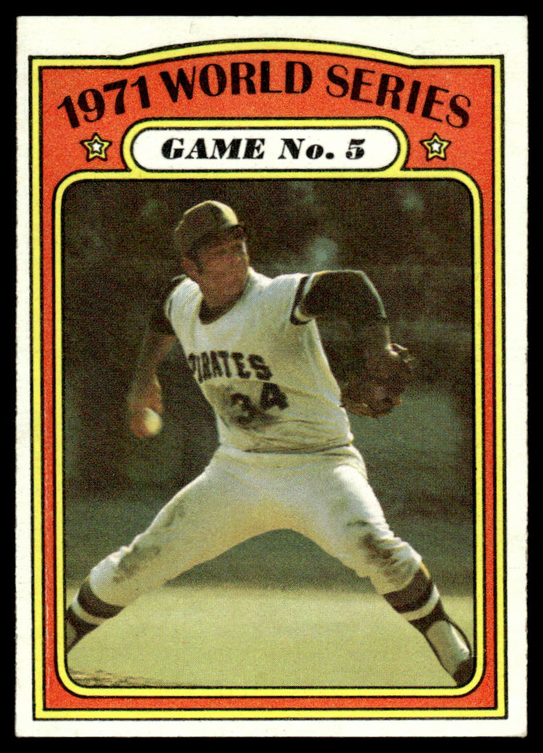 1972 Topps Baseball #227 - 1971 World Series Game 5 - NM