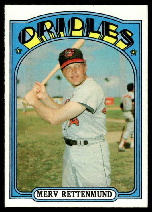 1972 Topps Baseball #235 - Merv Rettenmund - NMMT