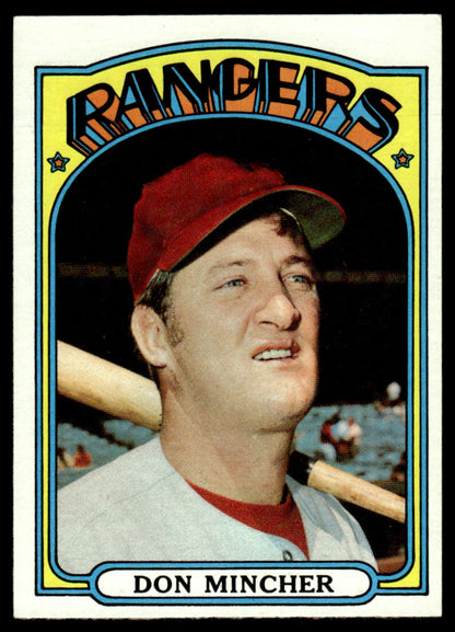 1972 Topps Baseball #242 - Don Mincher - EXMT