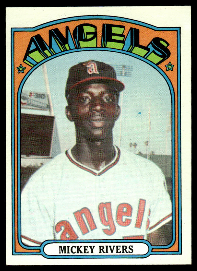 1972 Topps Baseball #272 - Mickey Rivers RC - EXMT