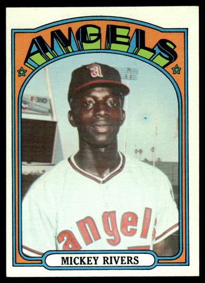 1972 Topps Baseball #272 - Mickey Rivers RC - EXMT
