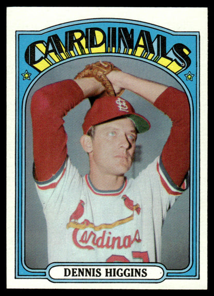 1972 Topps Baseball #278 - Dennis Higgins - NM