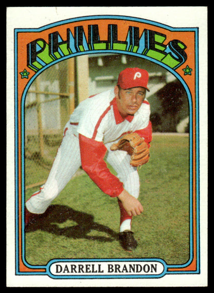 1972 Topps Baseball #283 - Darrell Brandon - NM