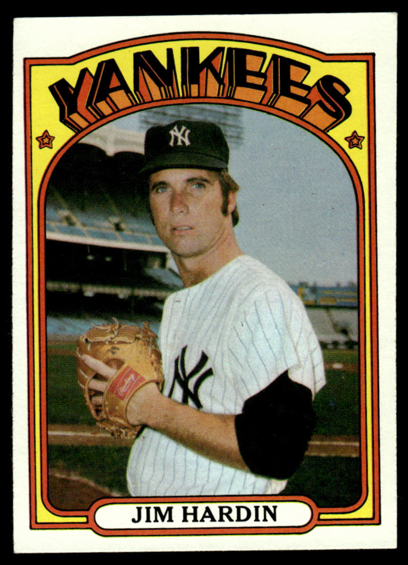 1972 Topps Baseball #287 - Jim Hardin - NM