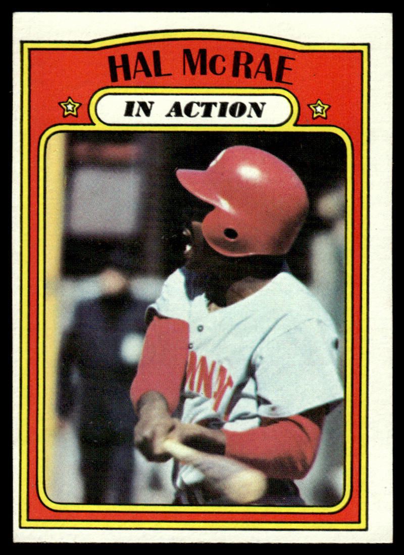 1972 Topps Baseball #292 - Hal McRae IA - EX