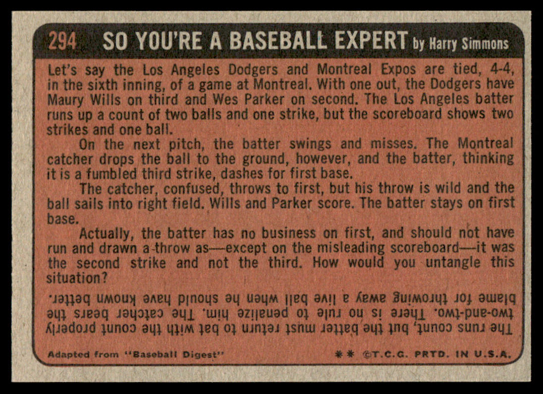 1972 Topps Baseball #294 - Danny Frisella IA - EXMT