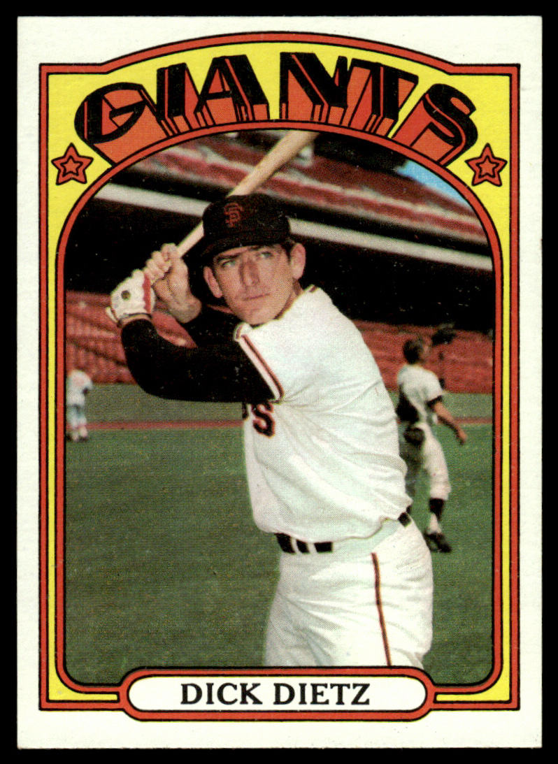 1972 Topps Baseball #295 - Dick Dietz - NMMT