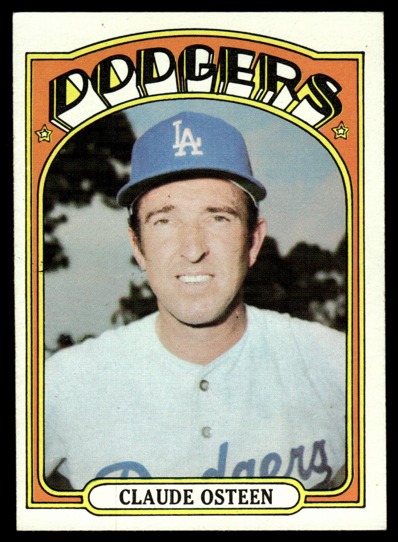 1972 Topps Baseball #297 - Claude Osteen - NM
