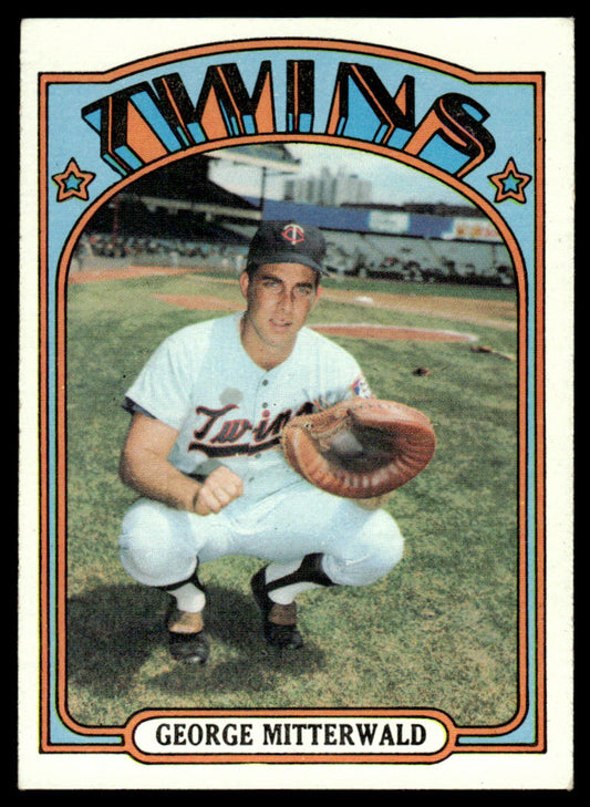 1972 Topps Baseball #301 - George Mitterwald - NM