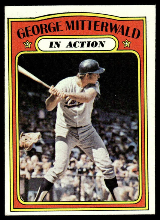 1972 Topps Baseball #302 - George Mitterwald IA - EXMT