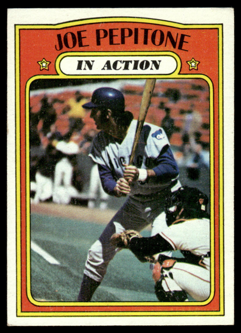 1972 Topps Baseball #304 - Joe Pepitone IA - EXMT