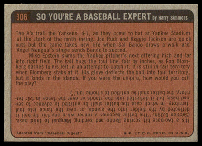 1972 Topps Baseball #306 - Ken Boswell IA - EXMT