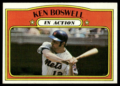 1972 Topps Baseball #306 - Ken Boswell IA - EXMT