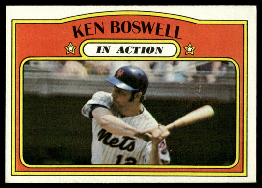 1972 Topps Baseball #306 - Ken Boswell IA - EXMT