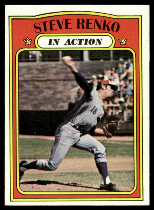 1972 Topps Baseball #308 - Steve Renko IA - NM