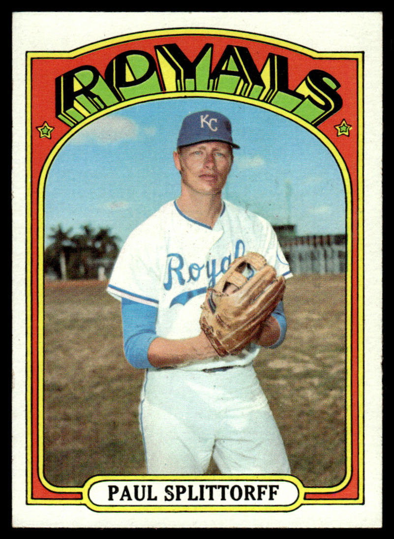 1972 Topps Baseball #315 - Paul Splittorff - NM