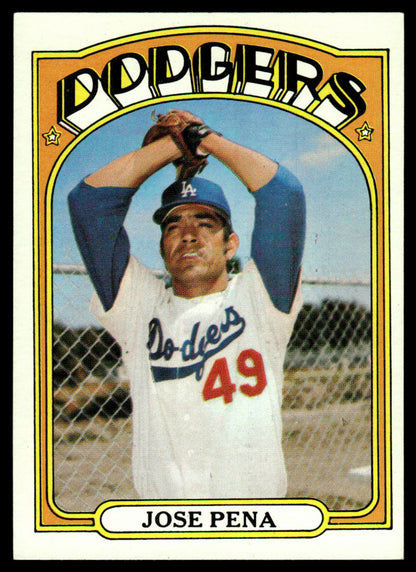 1972 Topps Baseball #322 - Jose Pena - EXMT