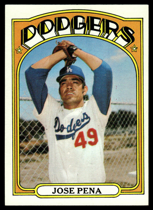 1972 Topps Baseball #322 - Jose Pena - EXMT