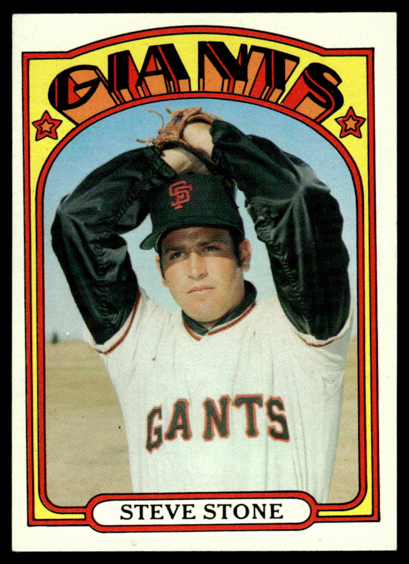 1972 Topps Baseball #327 - Steve Stone RC - NM