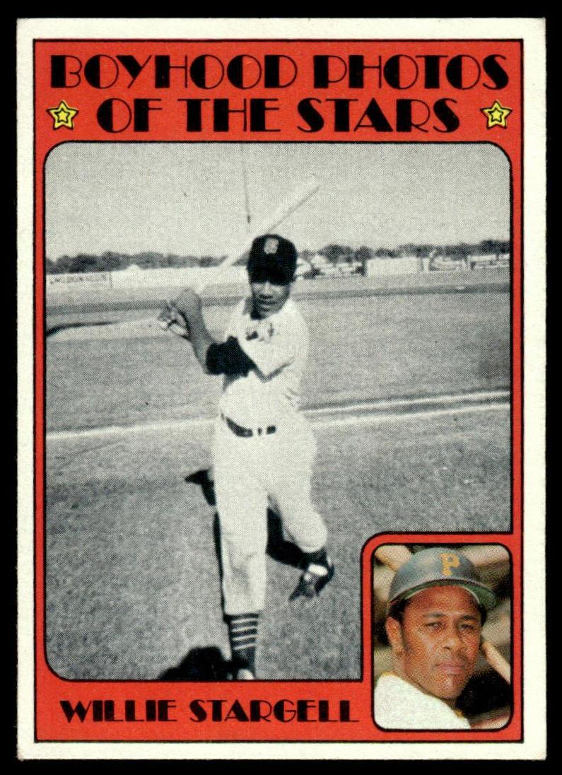 1972 Topps Baseball #343 - Willie Stargell KP - EXMT