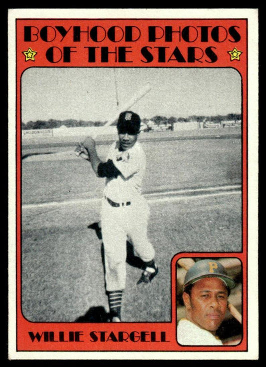 1972 Topps Baseball #343 - Willie Stargell KP - EXMT