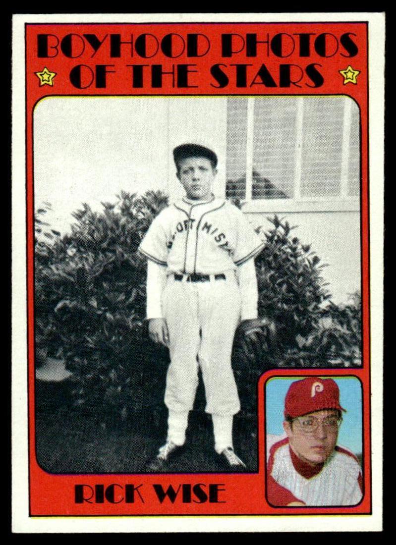 1972 Topps Baseball #345 - Rick Wise KP - NM