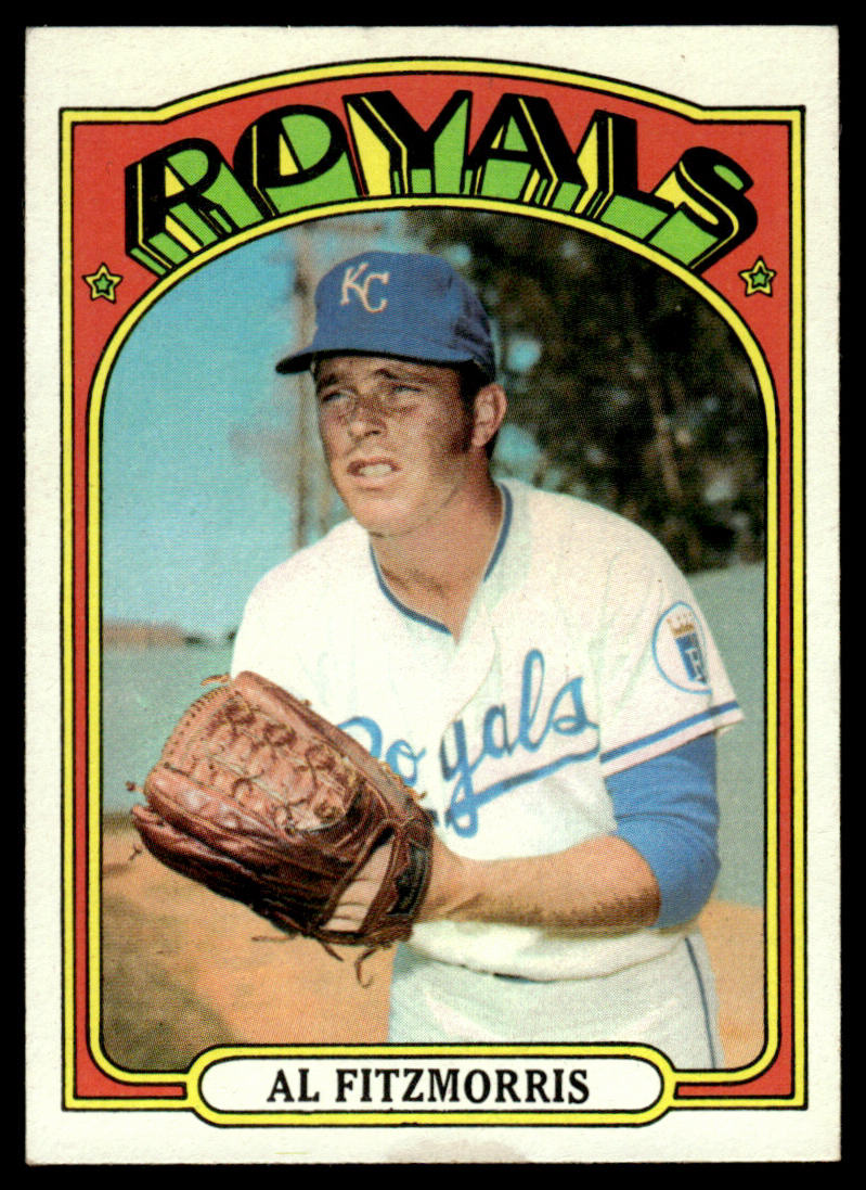 1972 Topps Baseball #349 - Al Fitzmorris - NMMT