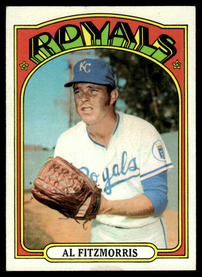 1972 Topps Baseball #349 - Al Fitzmorris - NMMT