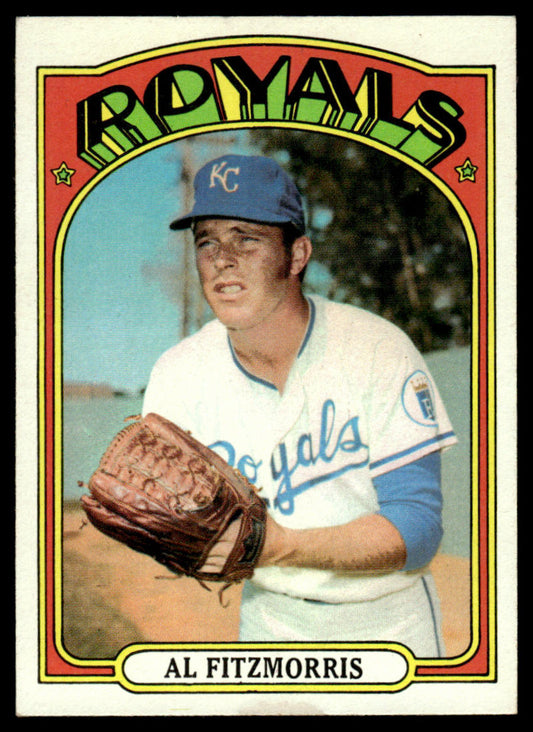 1972 Topps Baseball #349 - Al Fitzmorris - NMMT