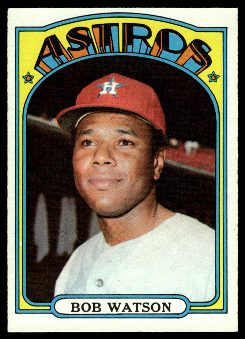 1972 Topps Baseball #355 - Bob Watson - EXMT