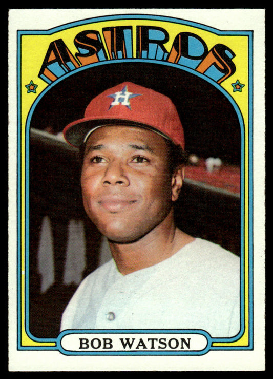 1972 Topps Baseball #355 - Bob Watson - EXMT