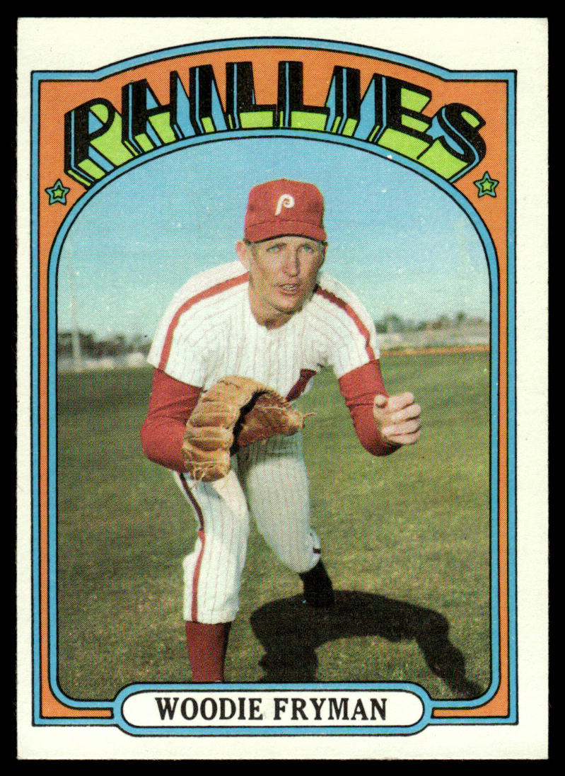 1972 Topps Baseball #357 - Woodie Fryman - NM