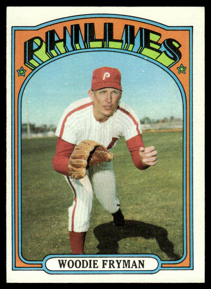 1972 Topps Baseball #357 - Woodie Fryman - NM