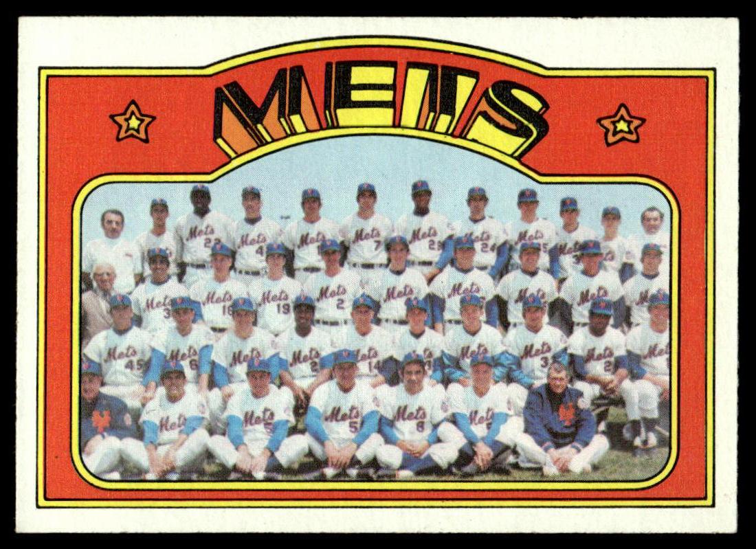 1972 Topps Baseball #362 - New York Mets - NM