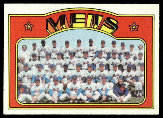 1972 Topps Baseball #362 - New York Mets - NM