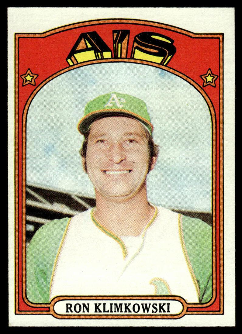1972 Topps Baseball #363 - Ron Klimkowski - NM