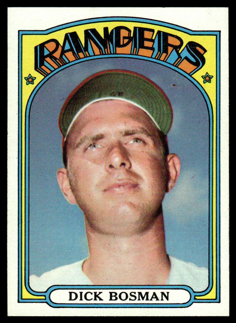 1972 Topps Baseball #365 - Dick Bosman - NMMT