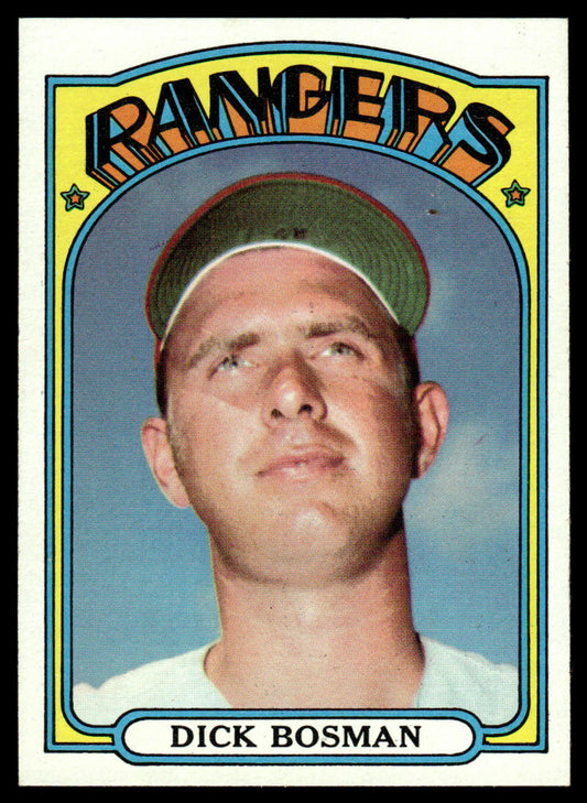1972 Topps Baseball #365 - Dick Bosman - NMMT