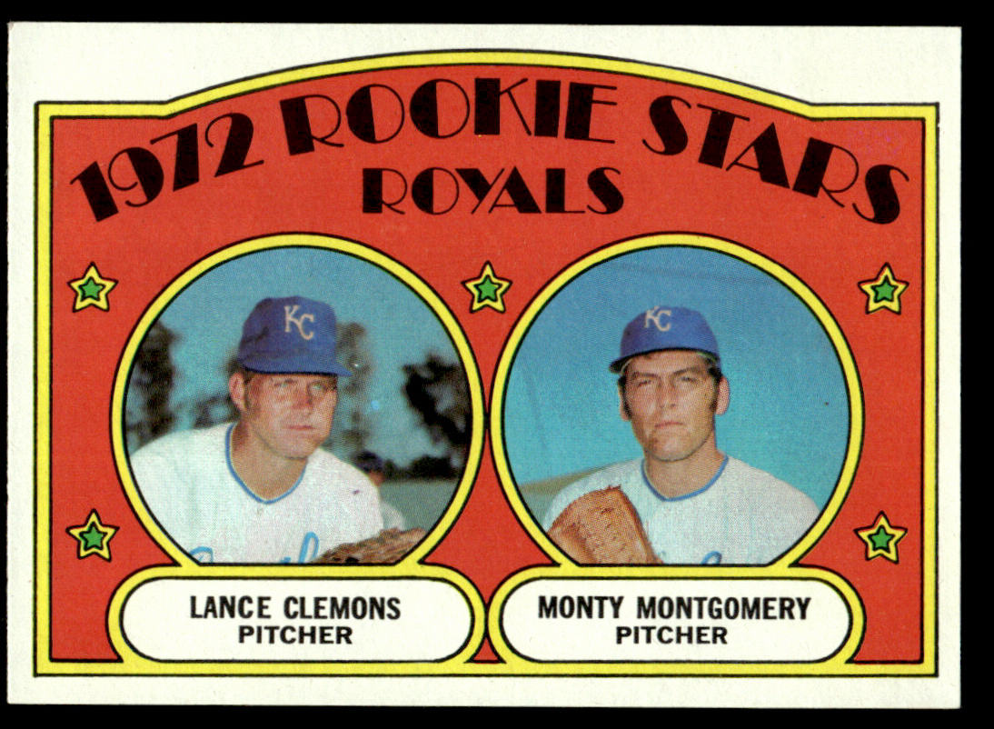 1972 Topps Baseball #372 - Royals 1972 Rookie Stars - NM