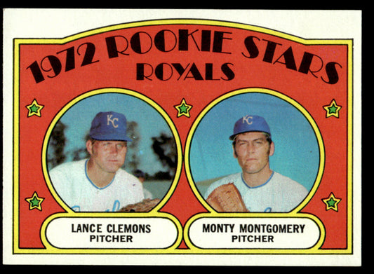 1972 Topps Baseball #372 - Royals 1972 Rookie Stars - NM