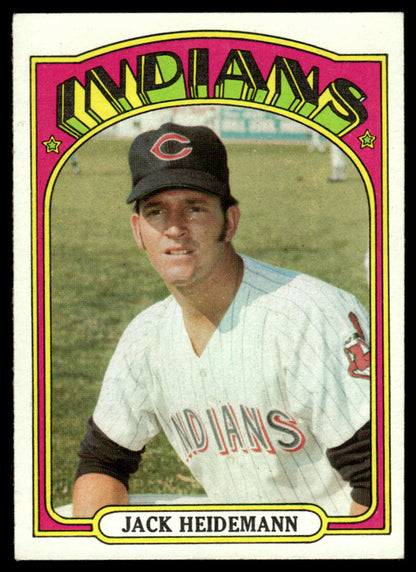 1972 Topps Baseball #374 - Jack Heidemann - NM