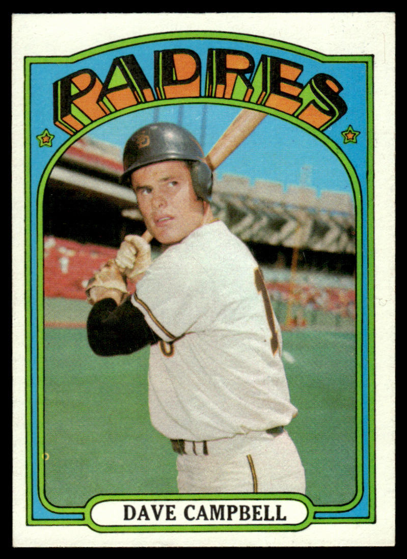 1972 Topps Baseball #384 - Dave Campbell - NMMT