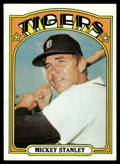 1972 Topps Baseball #385 - Mickey Stanley - NM
