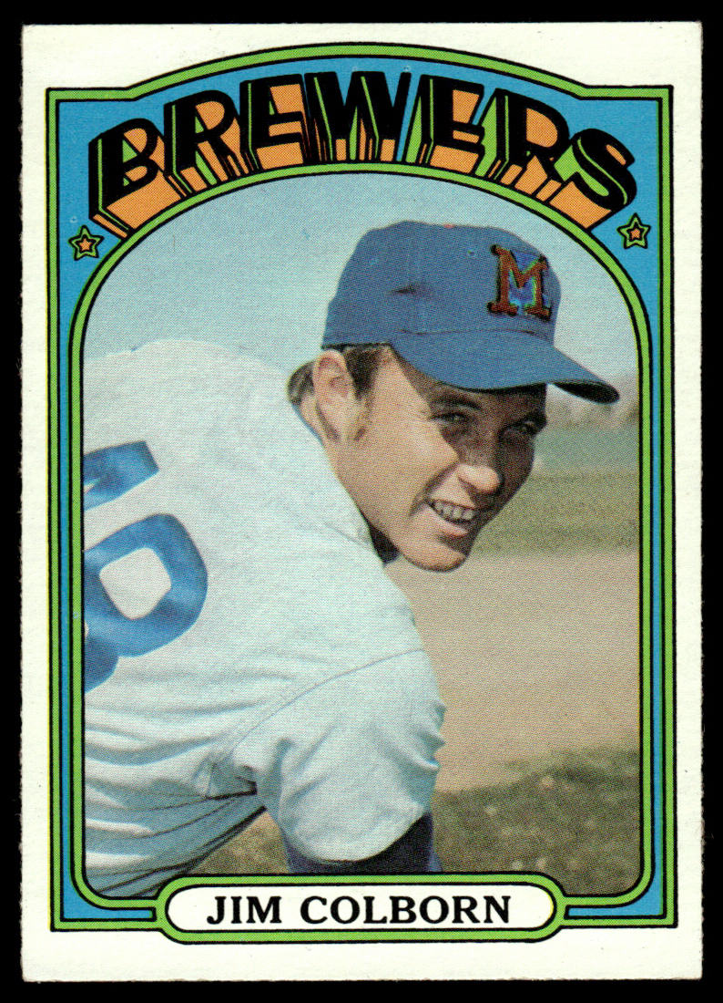 1972 Topps Baseball #386 - Jim Colborn - NM