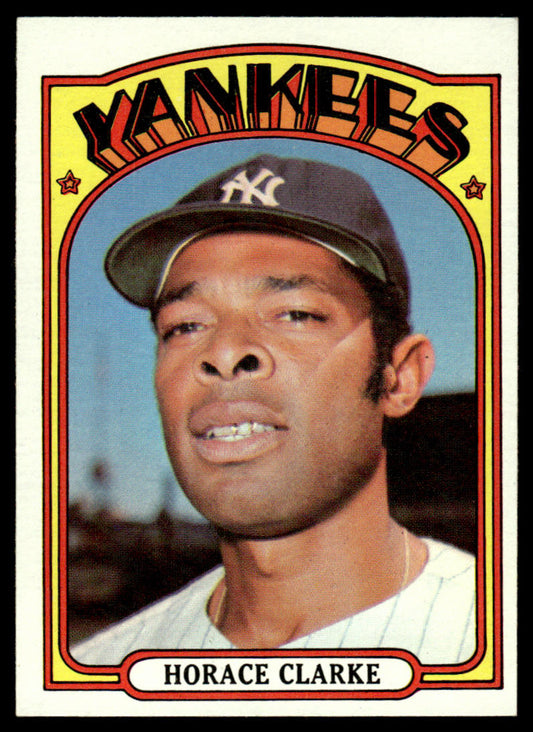 1972 Topps Baseball #387 - Horace Clarke - EXMT