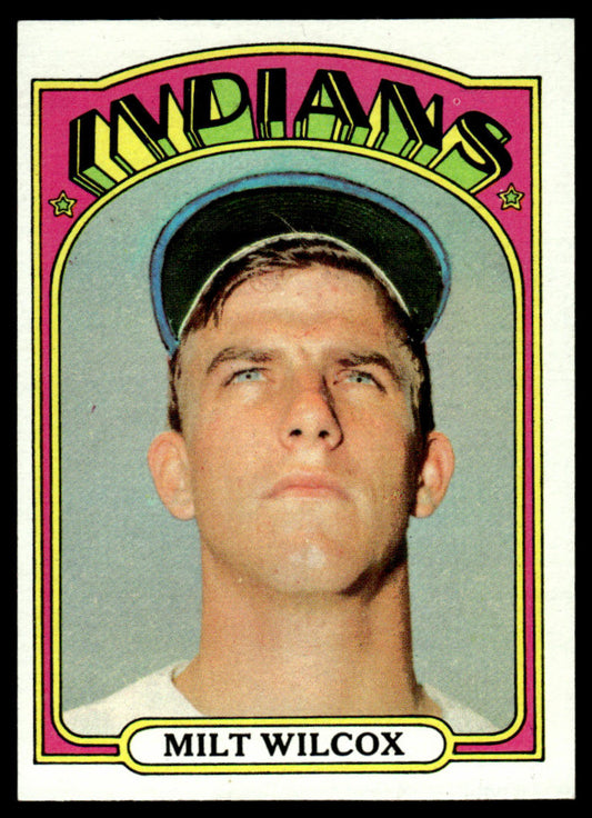 1972 Topps Baseball #399 - Milt Wilcox - EXMT