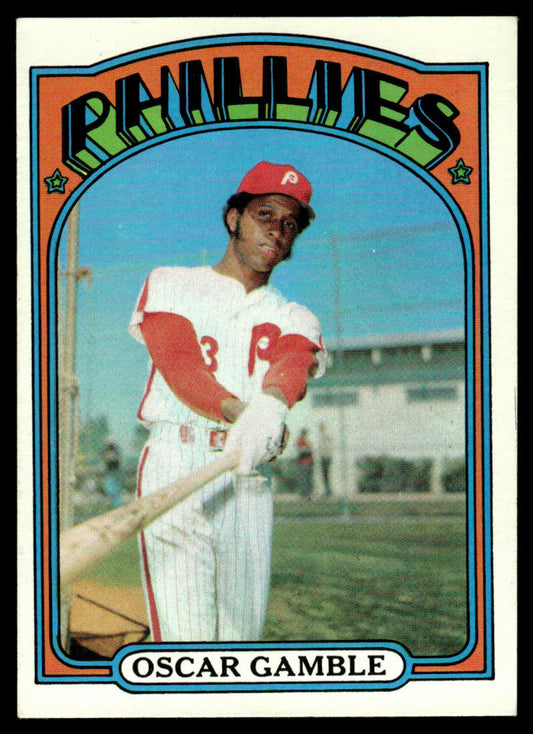 1972 Topps Baseball #423 - Oscar Gamble - EXMT
