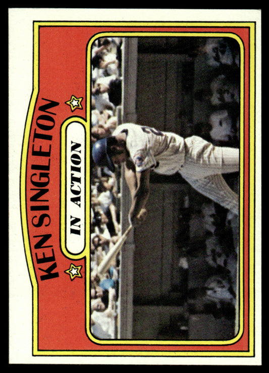 1972 Topps Baseball #426 - Ken Singleton IA - NM