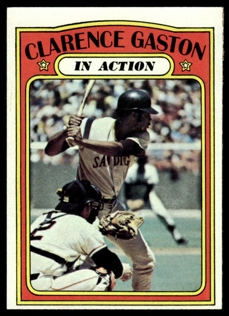 1972 Topps Baseball #432 - Clarence Gaston IA - EXMT